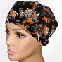 Harley Davidson Bikes Low-Tie Surgeon Scrub Cap