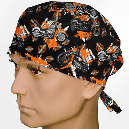 Harley Davidson Bikes Surgeon Scrub Cap