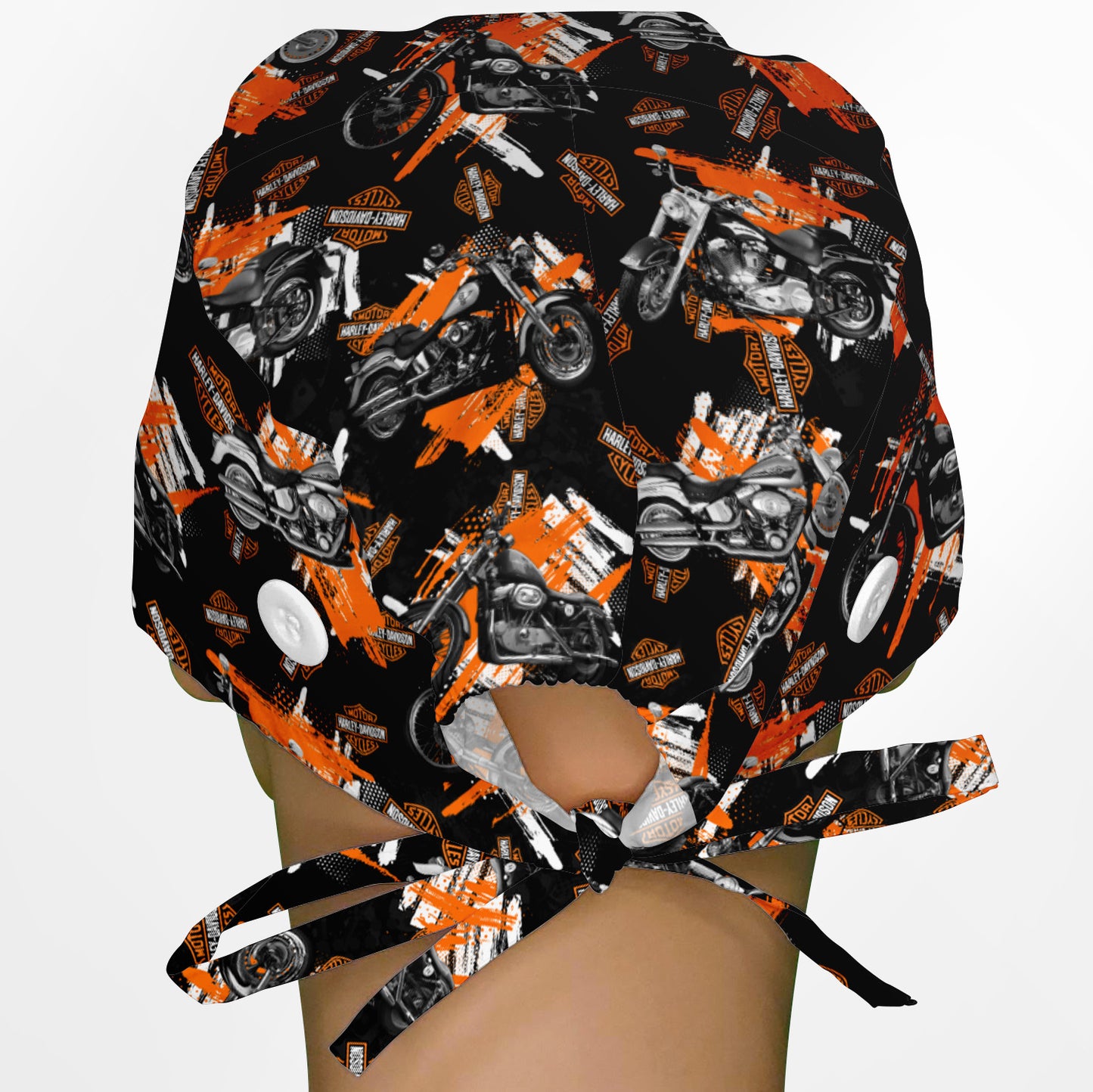 Harley Davidson Bikes Surgeon Scrub Cap