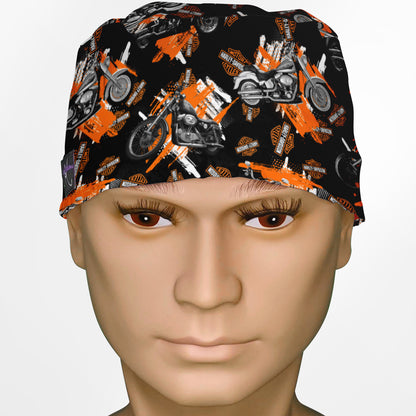 Harley Davidson Bikes Surgeon Scrub Cap