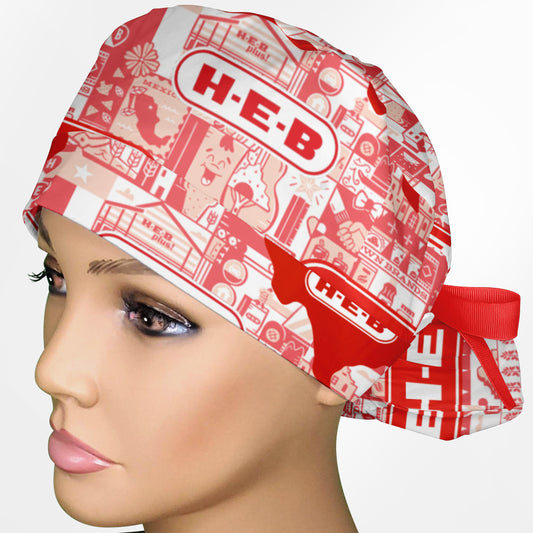 H.E.B Ponytail Scrub Cap