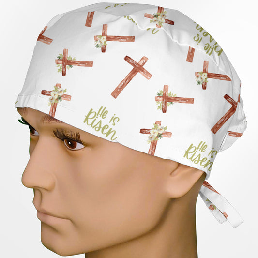 He Is Risen Surgeon Scrub Cap
