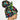 Spell Sisters Neon High Bun Ponytail Scrub Cap