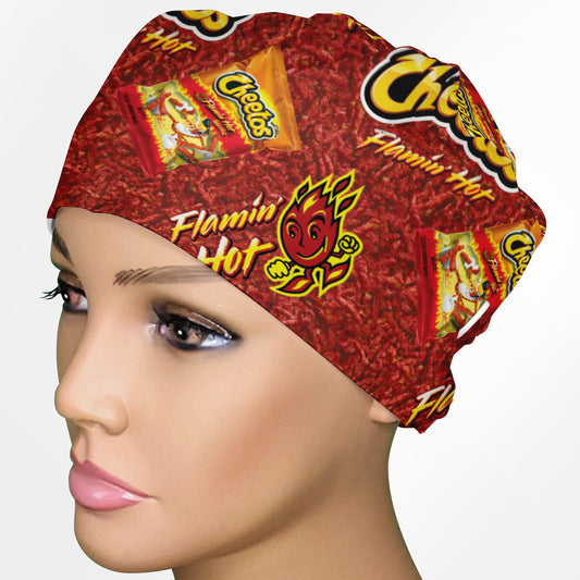 Hot Cheeto Low-Tie Surgeon Scrub Cap