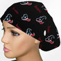Houston Texans Black Euro Scrub Cap