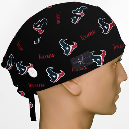 Houston Texans Black Surgeon Scrub Cap