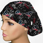 Houston Texans Black Splatter Euro Scrub Cap