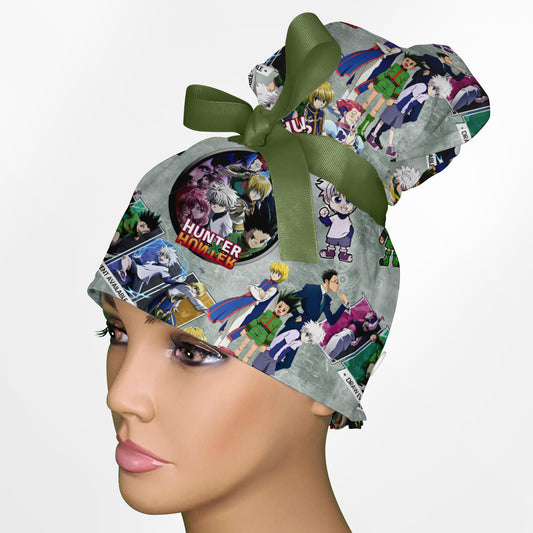 Hunter X Hunter High Bun Ponytail Scrub Cap