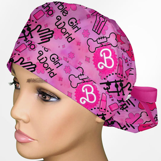 I'm A Bar Be Girl, In An Ortho World Ponytail Scrub Cap