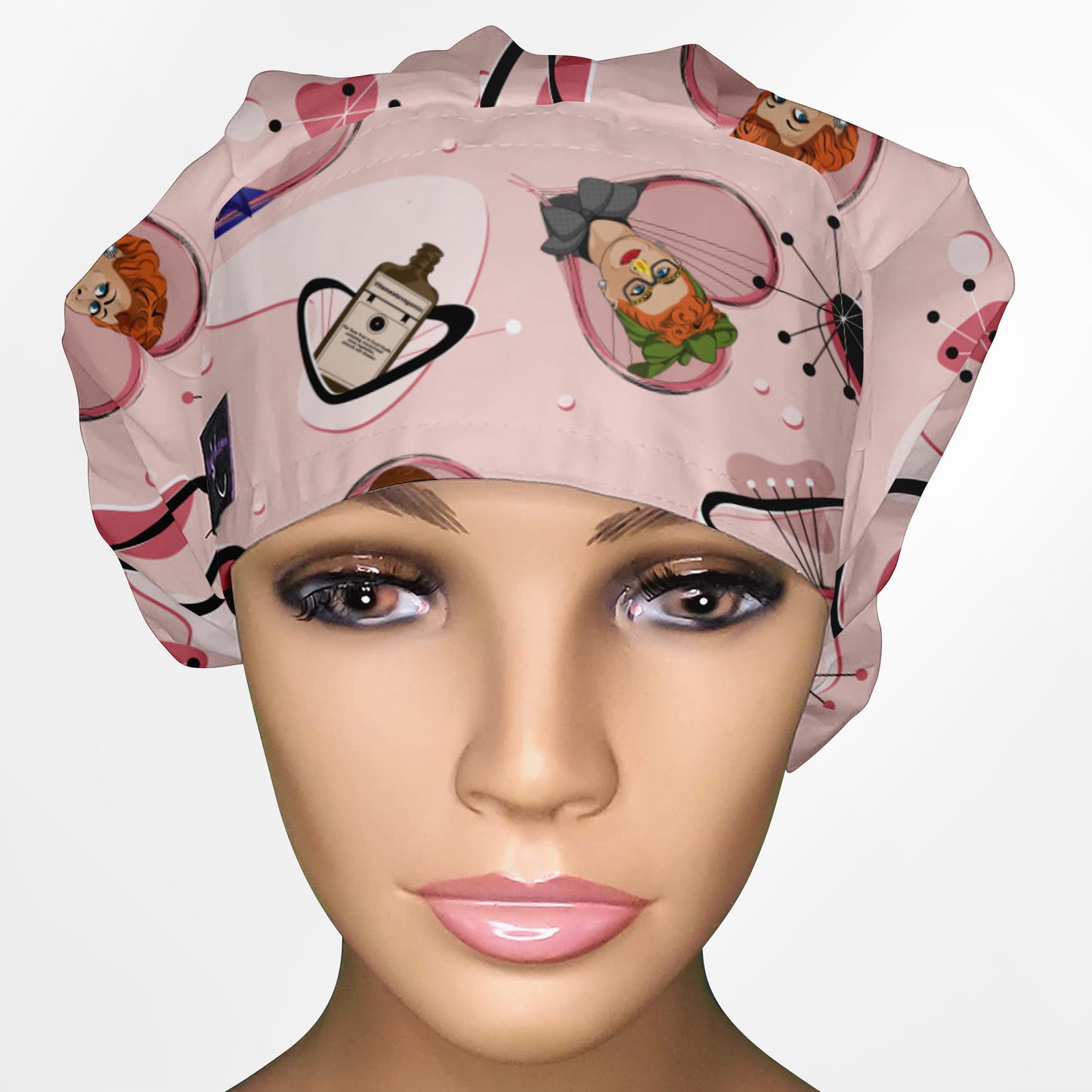I Love Lucy Bouffant Scrub Cap