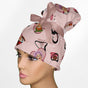 I Love Lucy High Bun Ponytail Scrub Cap