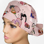I Love Lucy Ponytail Scrub Cap