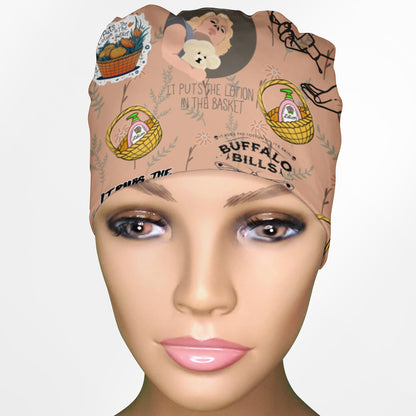 It Rubs The Lotion Low-Tie Surgeon Scrub Cap