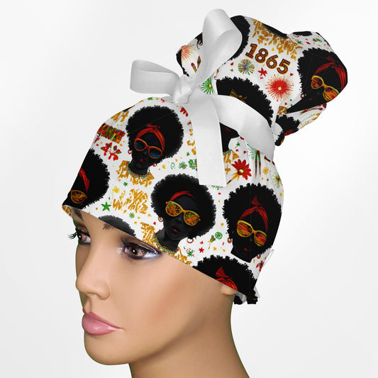 June 1865 High Bun Ponytail Scrub Cap