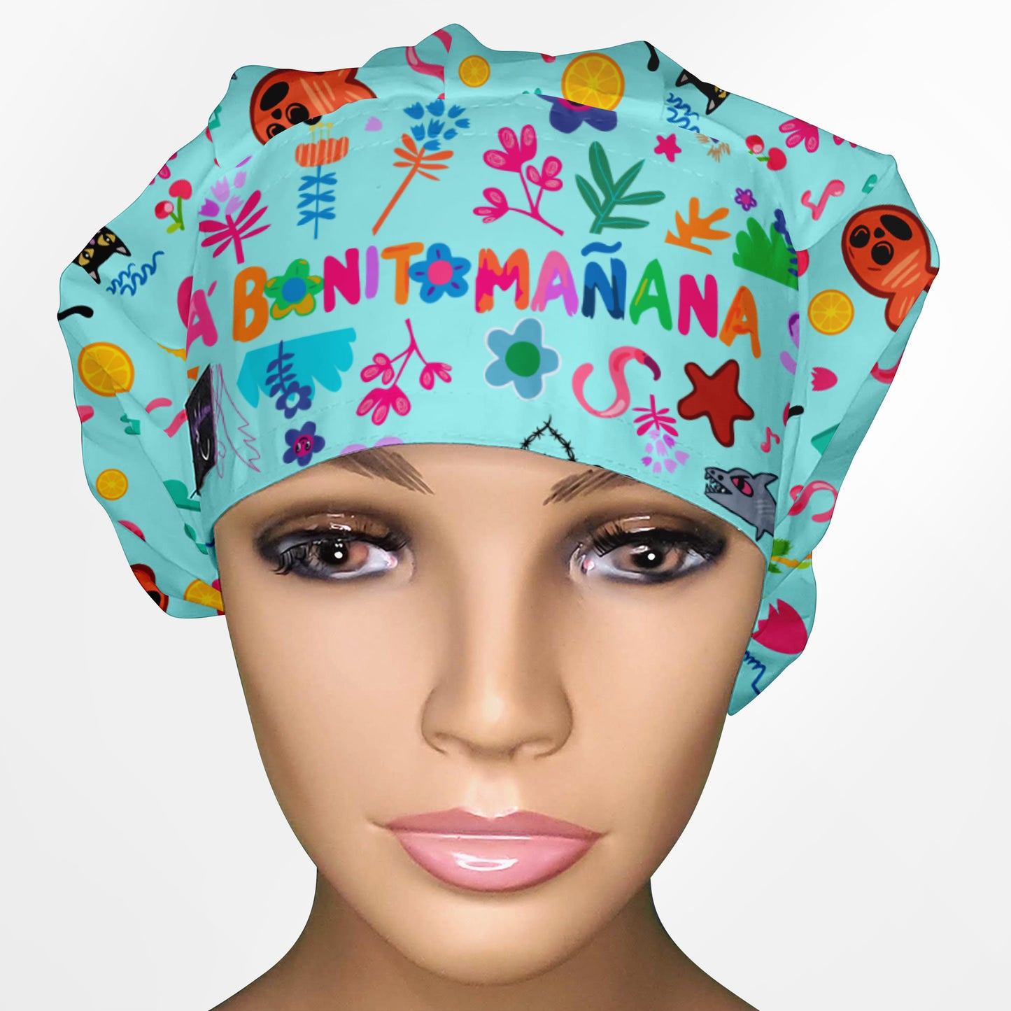 Karol G Art Bouffant Scrub Cap