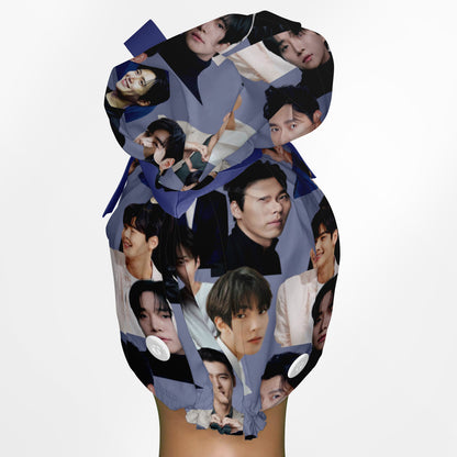 K-Drama Heartthrobs High-Bun Ponytail Scrub Cap