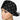 The V - Black Ponytail Scrub Cap