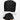 The V - Black Ponytail Scrub Cap