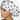 The V - White Bouffant Scrub Cap