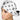 The V - White Ponytail Scrub Cap