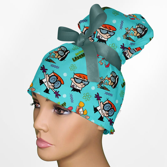 Lab Boy High Bun Ponytail Scrub Cap