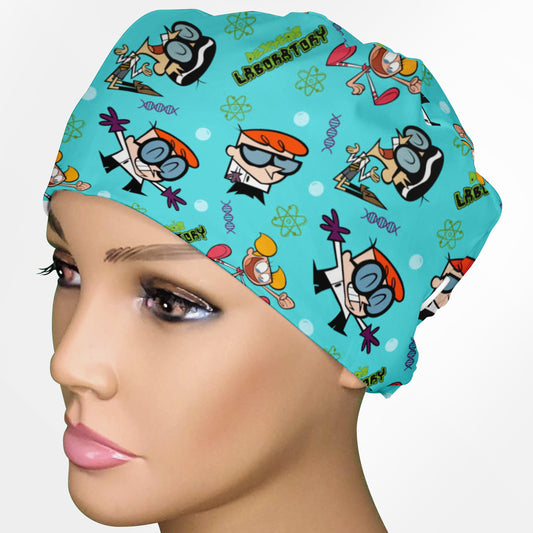 Lab Boy Low-Tie Surgeon Scrub Cap