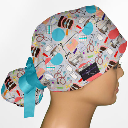 Labor And Delivery Ponytail Scrub Cap