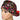 Leopard Lips Ponytail Scrub Cap