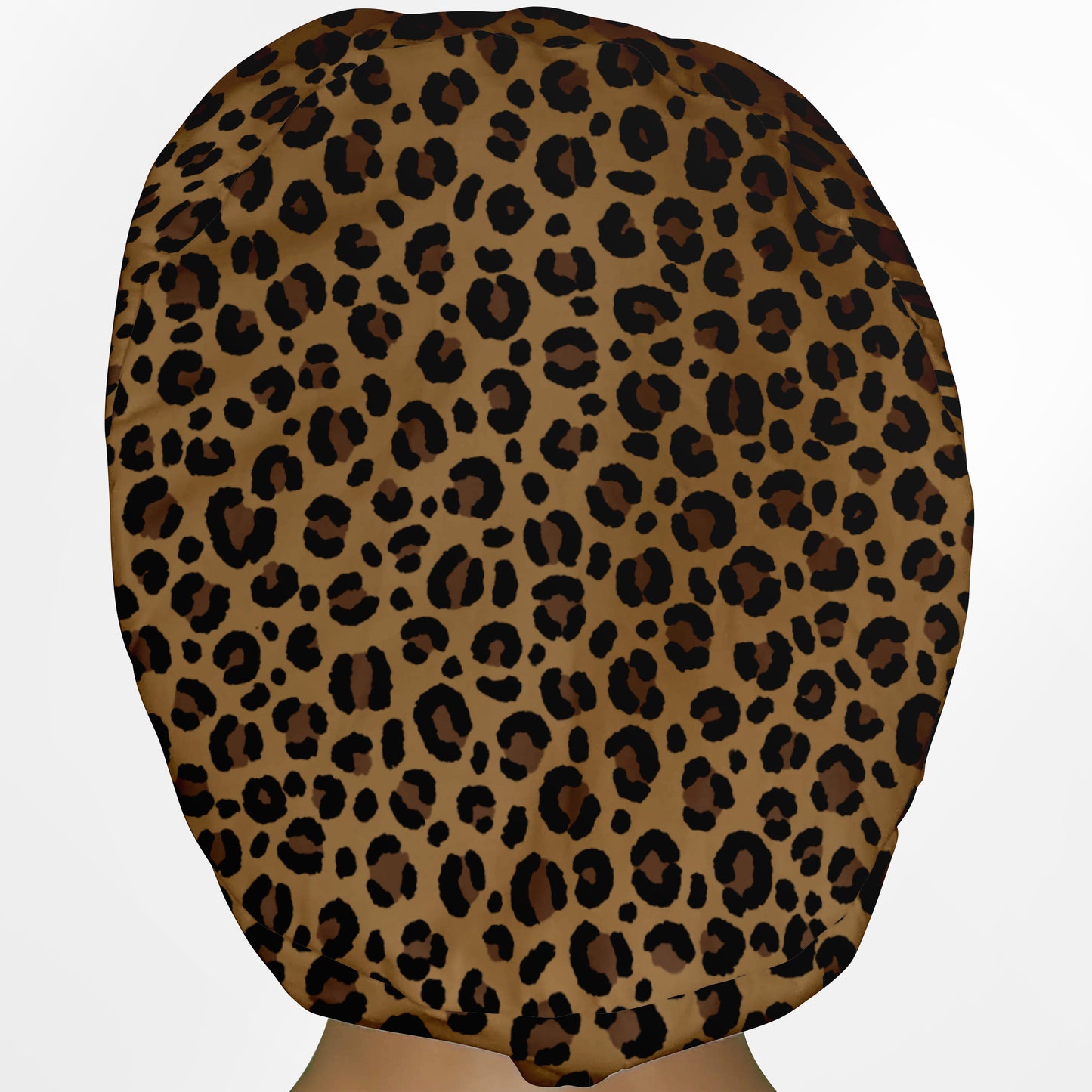 Leopard Print Euro Scrub Cap