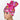 Lisa Frank High Bun Ponytail Scrub Cap