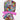 Lisa Frank Sketch Ponytail Scrub Cap