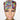 Lisa Frank Sketch Ponytail Scrub Cap
