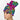 Lisa Leopard High Bun Ponytail Scrub Cap