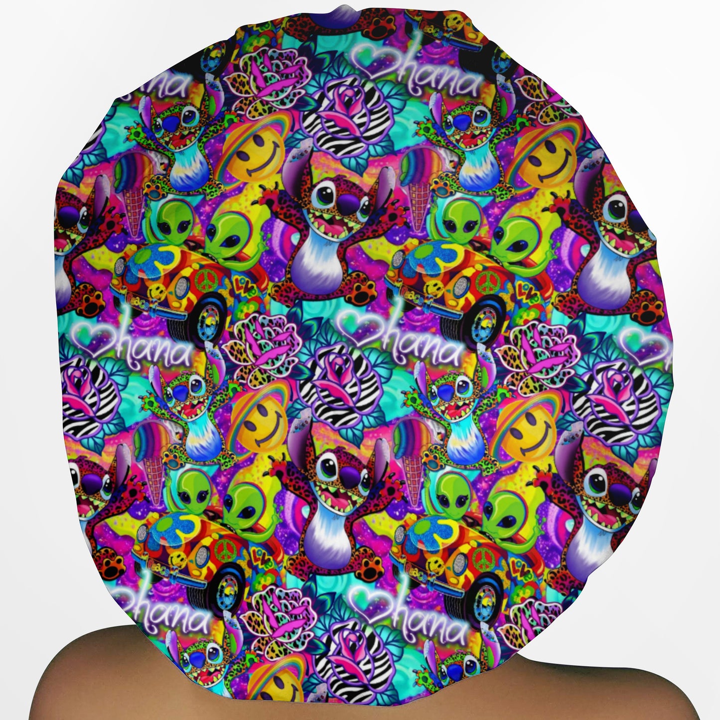 Aloha in Technicolor Bouffant Scrub Cap