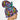 Aloha in Technicolor High Bun Ponytail Scrub Cap