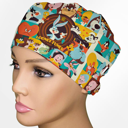 Wacky Pals Low-Tie Surgeon Scrub Cap
