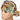 Wacky Pals Ponytail Scrub Cap