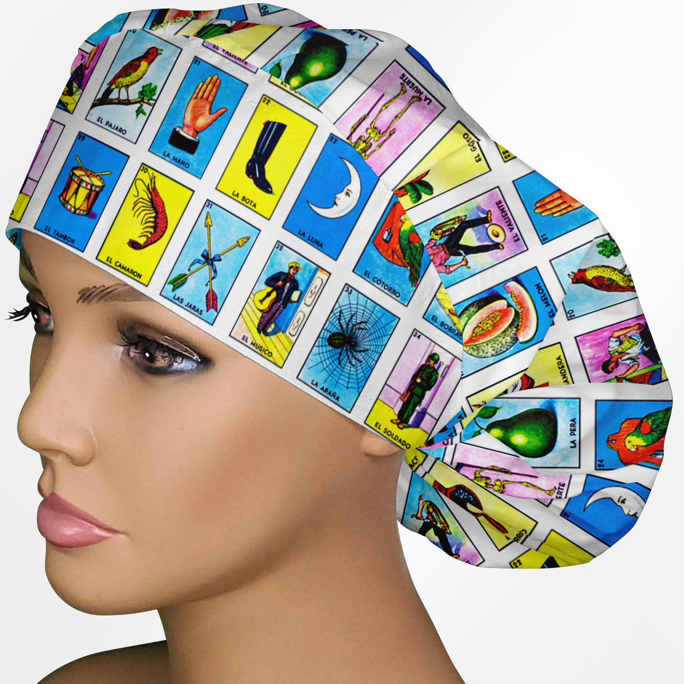 Loteria Bouffant Scrub Cap