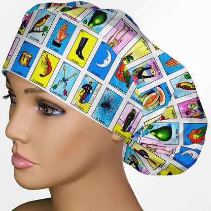 Loteria Bouffant Scrub Cap