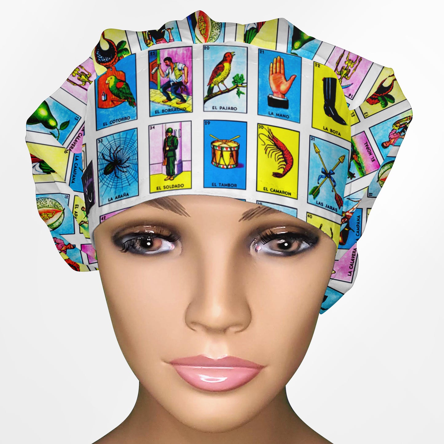 Loteria Bouffant Scrub Cap