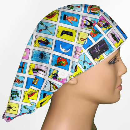 Loteria Bouffant Scrub Cap