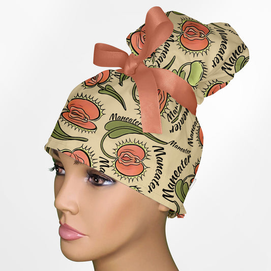 Maneater High Bun Ponytail Scrub Cap