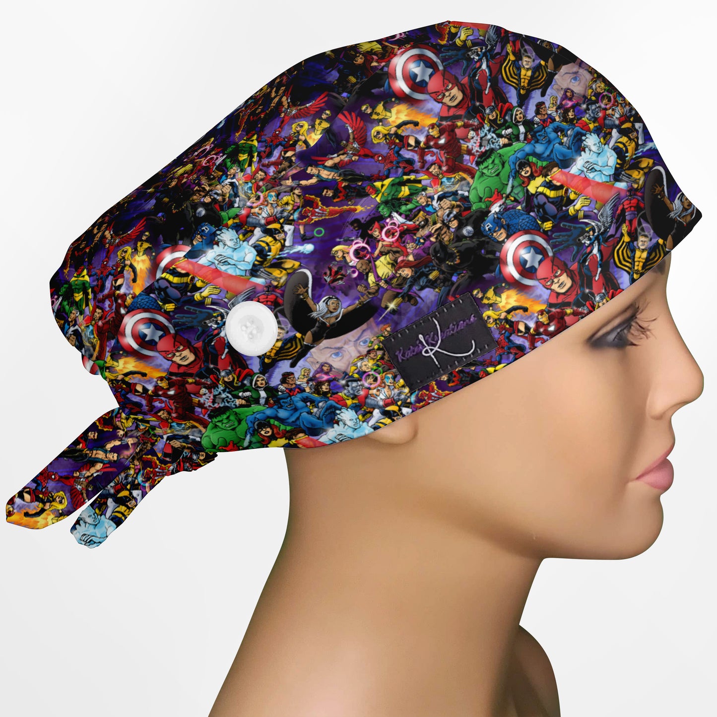Fanfinity (old school) Low-Tie Surgeon Scrub Cap