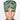 Mermaid Man Ponytail Scrub Cap