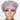 Hmong Motif Pink Bouffant Scrub Cap
