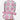 Hmong Motif Pink Ponytail Scrub Cap