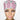 Hmong Motif Pink Ponytail Scrub Cap