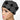 Hmong Motif Black Low-Tie Surgeon Scrub Cap
