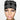 Hmong Motif Black Low-Tie Surgeon Scrub Cap
