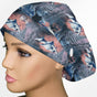 Mountains Watercolor Euro Style Scrub Hat
